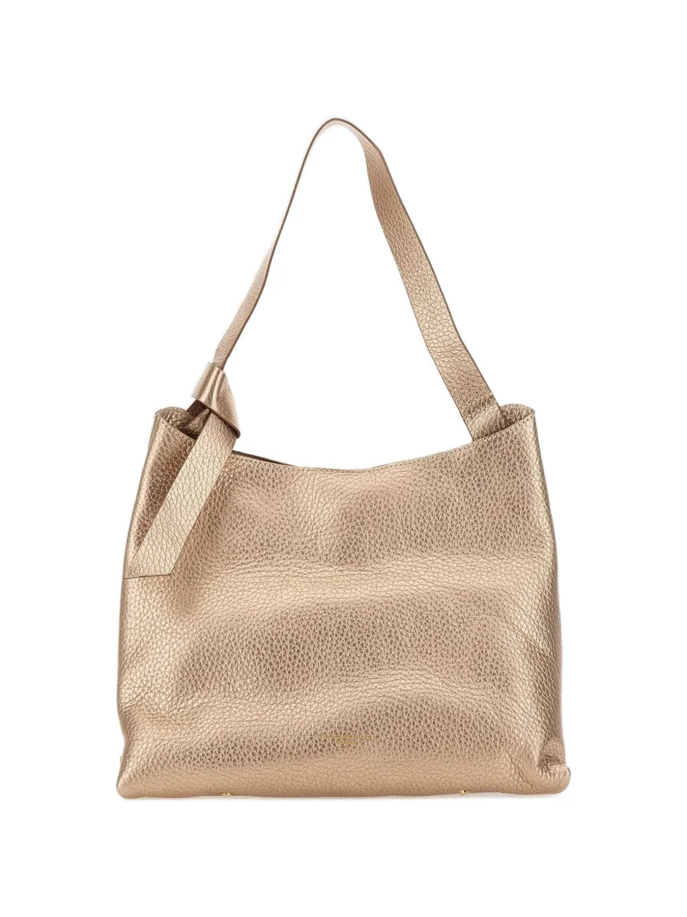 GIANNI CHIARINI Amira knotted leather shoulder bag - Oro