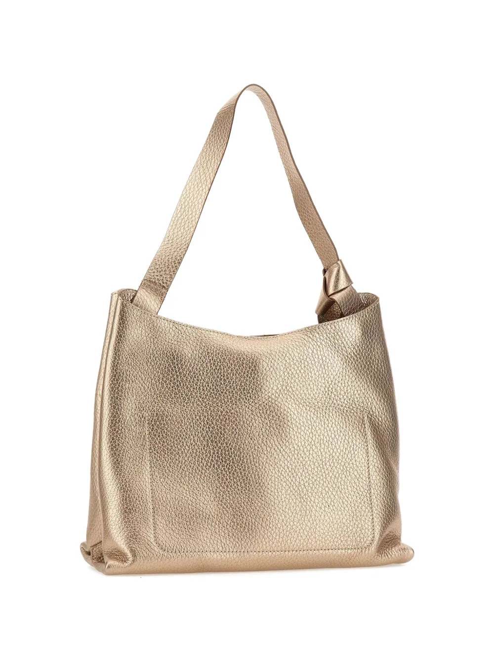 Amira Knotted Leather Shoulder Bag