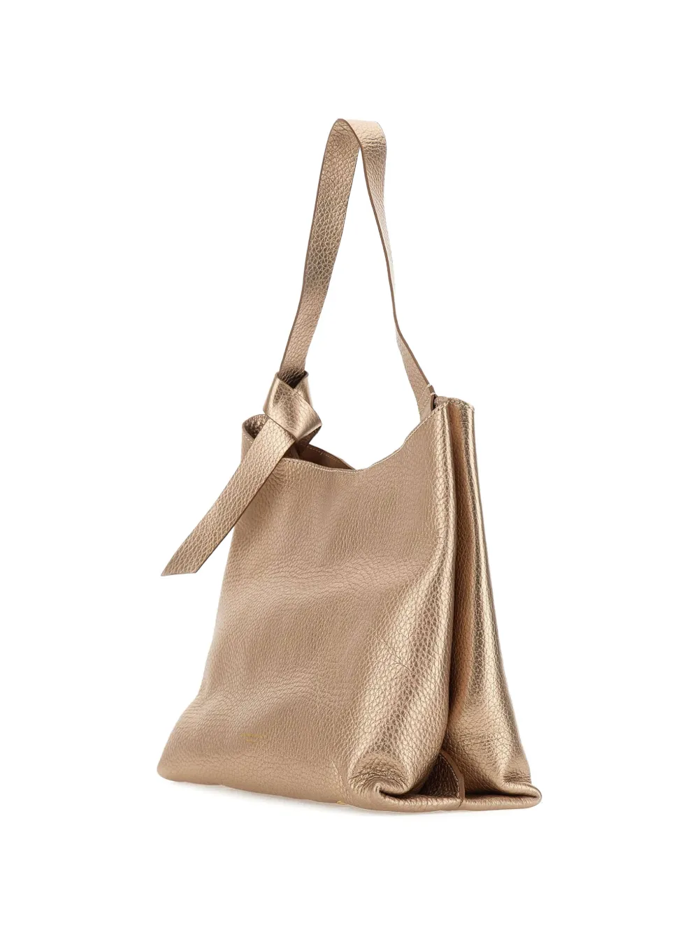 Amira Knotted Leather Shoulder Bag