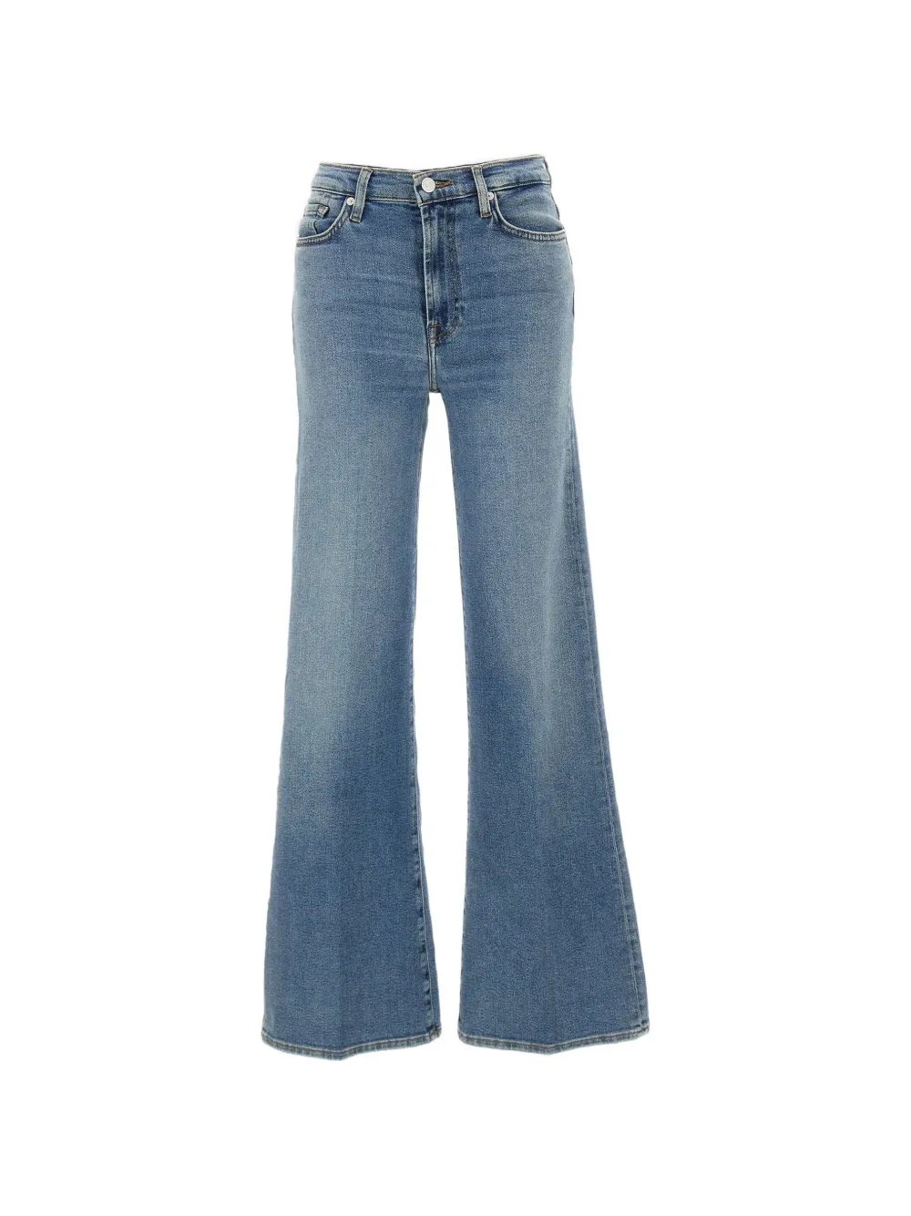7 For All Mankind Modern Dojo Tailorless five-pocket wide jeans - Blu