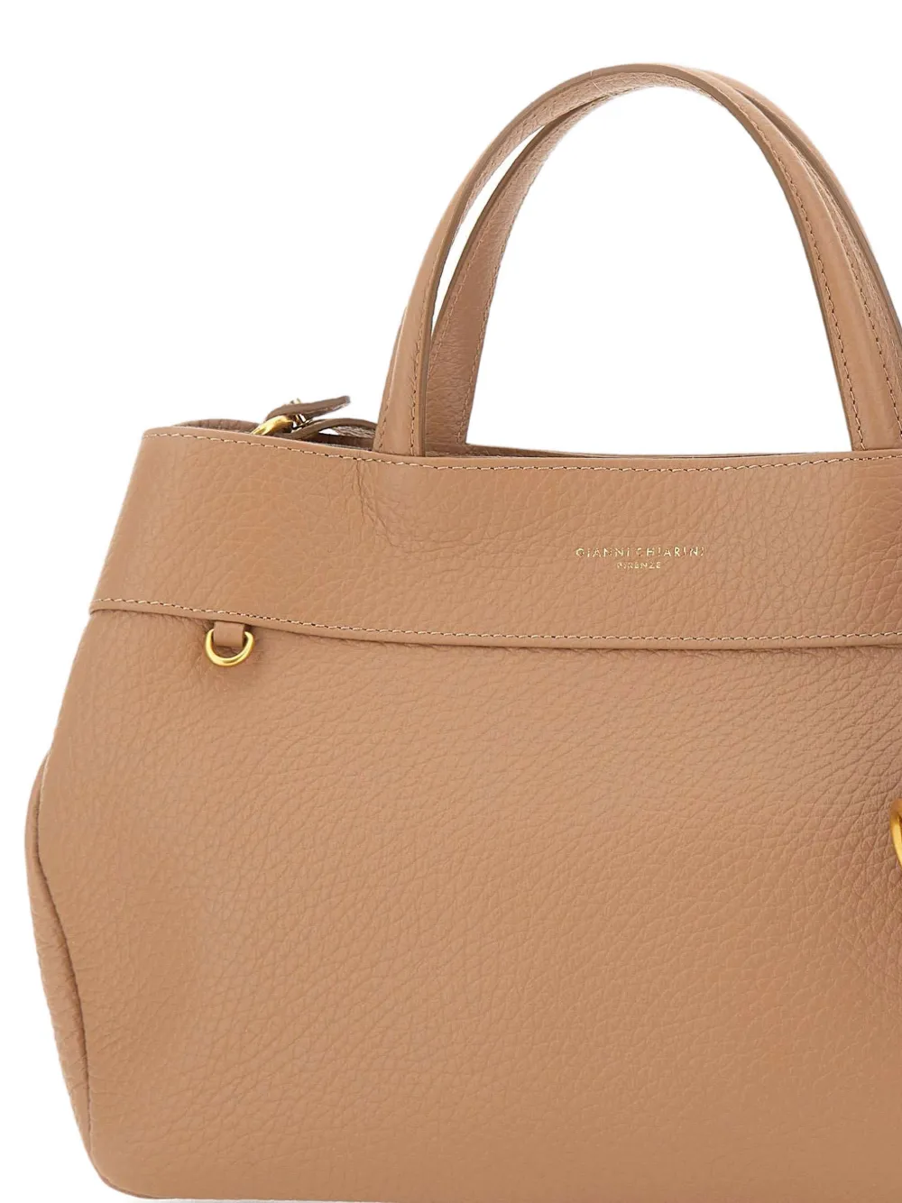 GIANNI CHIARINI Selena gehamerde shopper Beige
