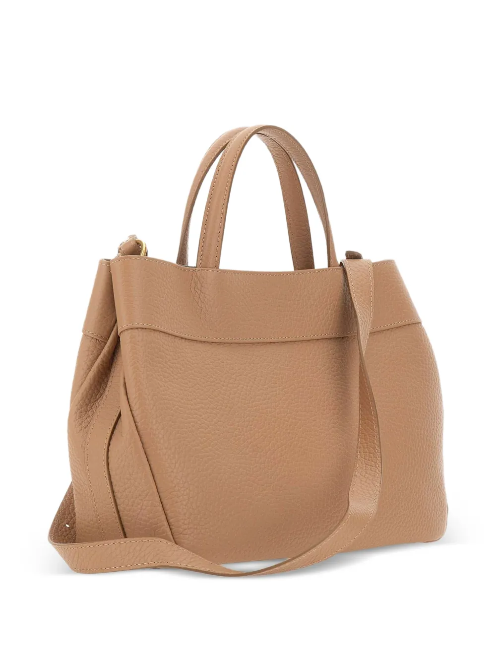 GIANNI CHIARINI Selena gehamerde shopper Beige