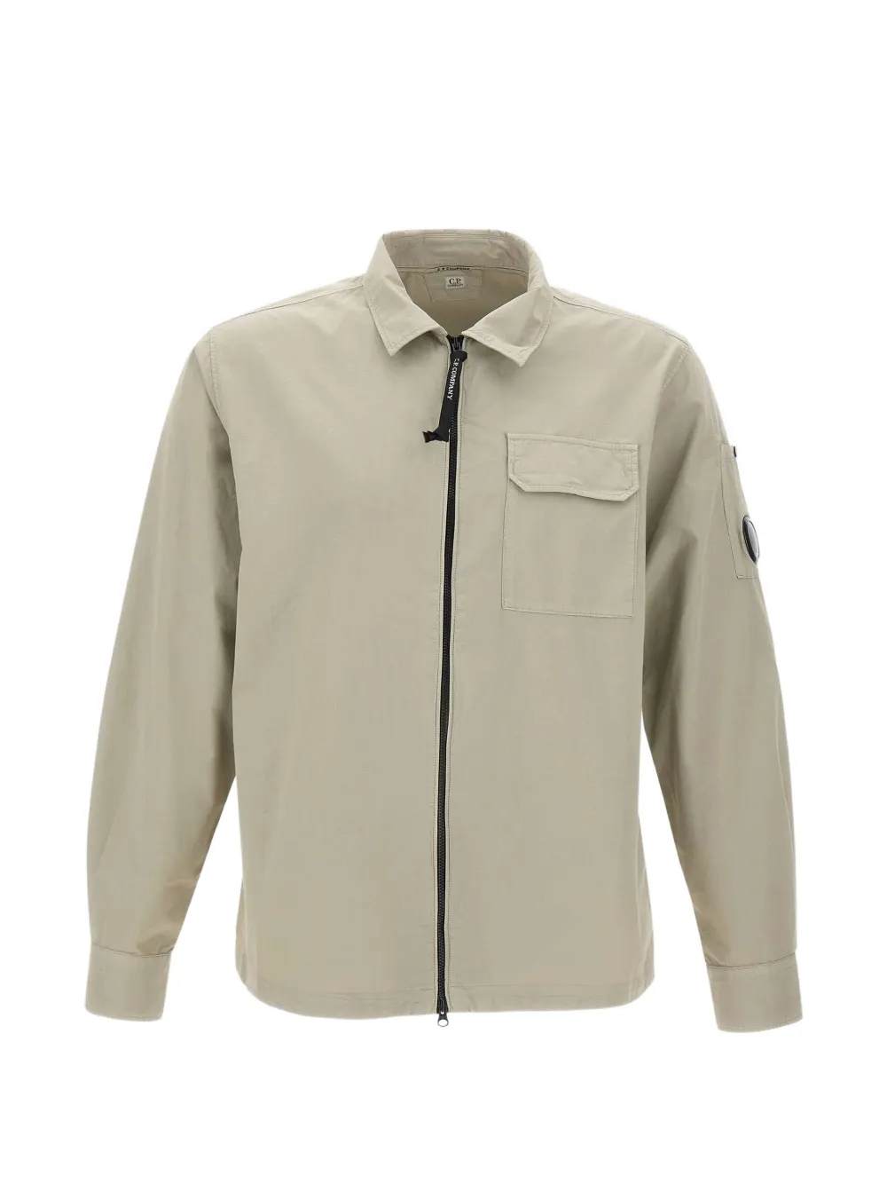 C.P. Company zip flap-pocket overshirt - Grigio