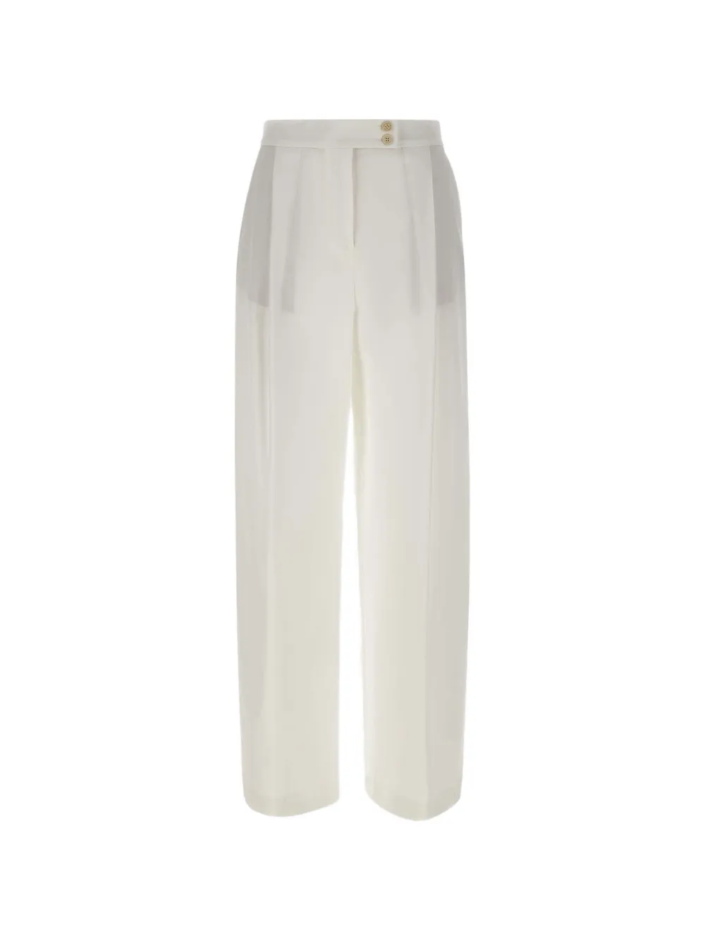 Eleventy palazzo pleated trousers - Bianco