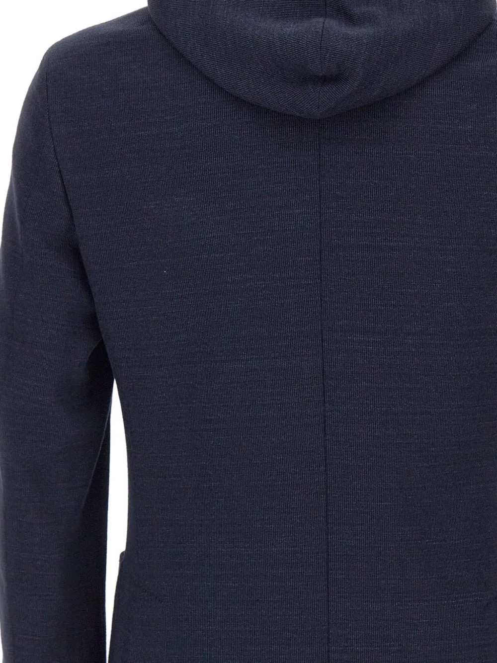 Eleventy Blazer met capuchon Blauw