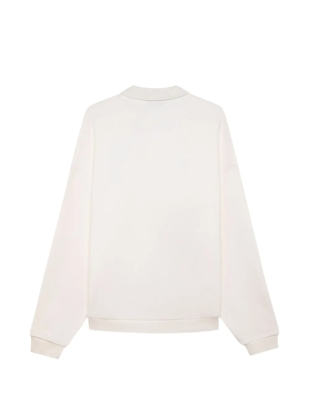 Autry Poloshirt met logodetail en lange mouwen Beige