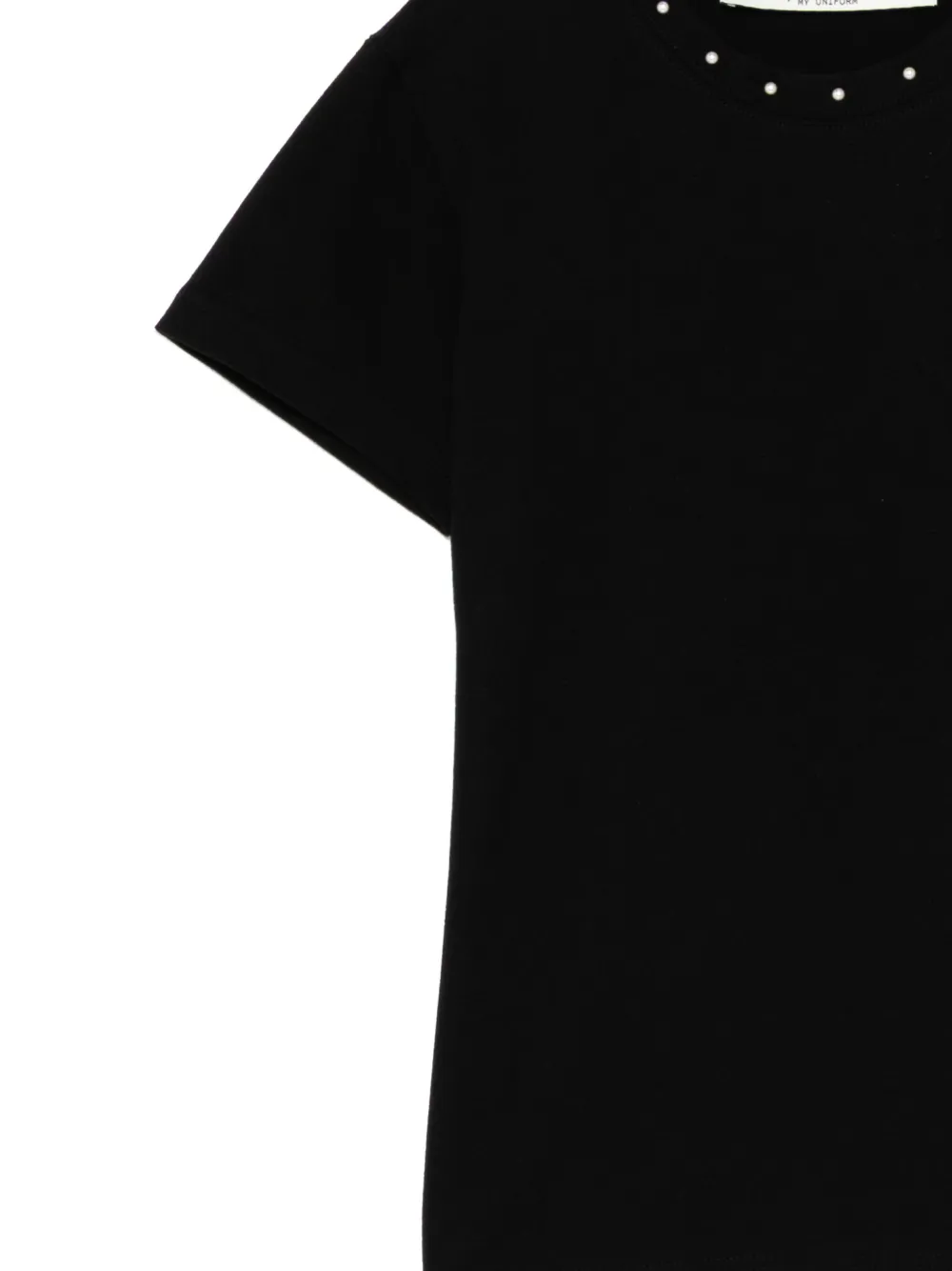  Kimhekim Pearl Embelished T-shirt - Black 