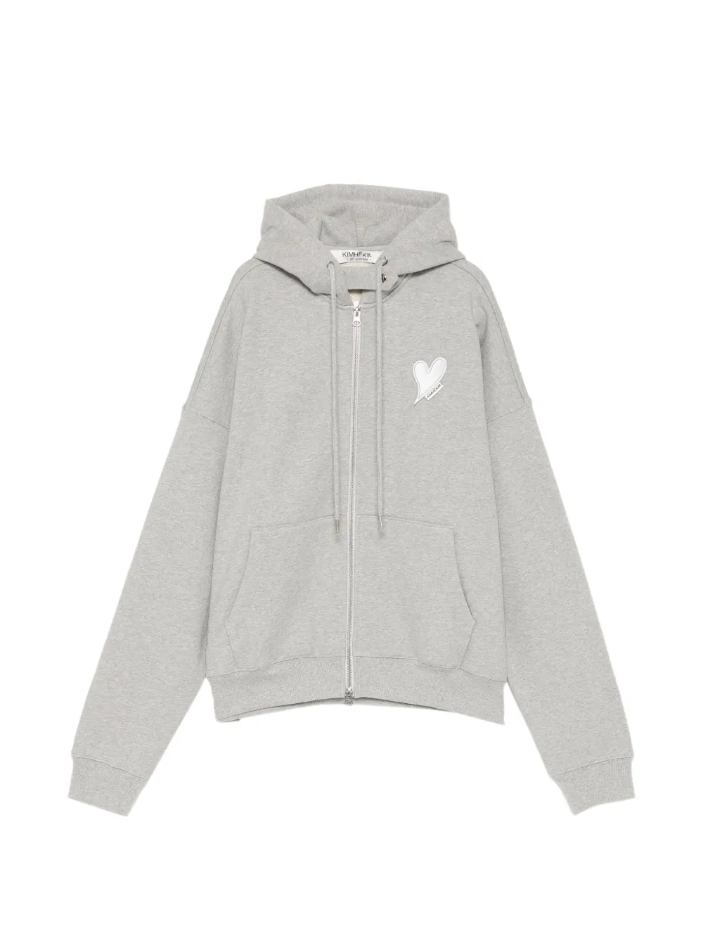 Kimhekim Felpa con applicazione - Grigio