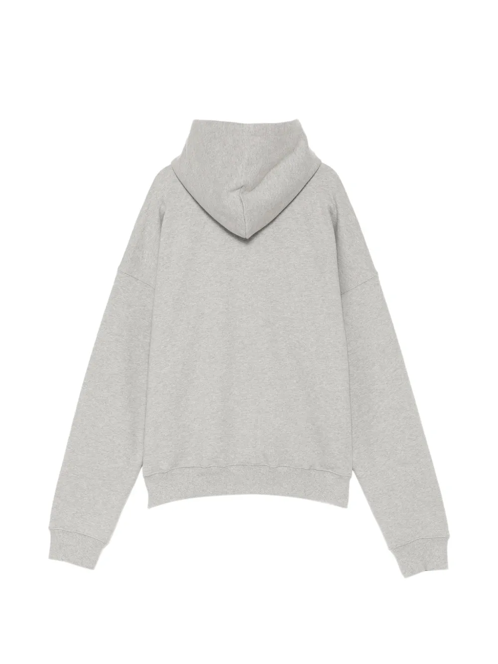 Heart Patched Zip-Up Hoodie