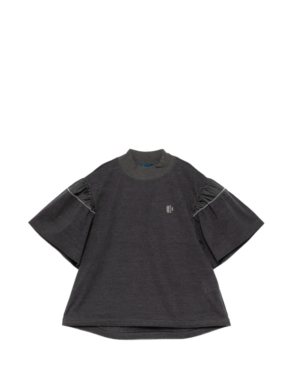 Ruffled Short-Sleeve T-Shirt