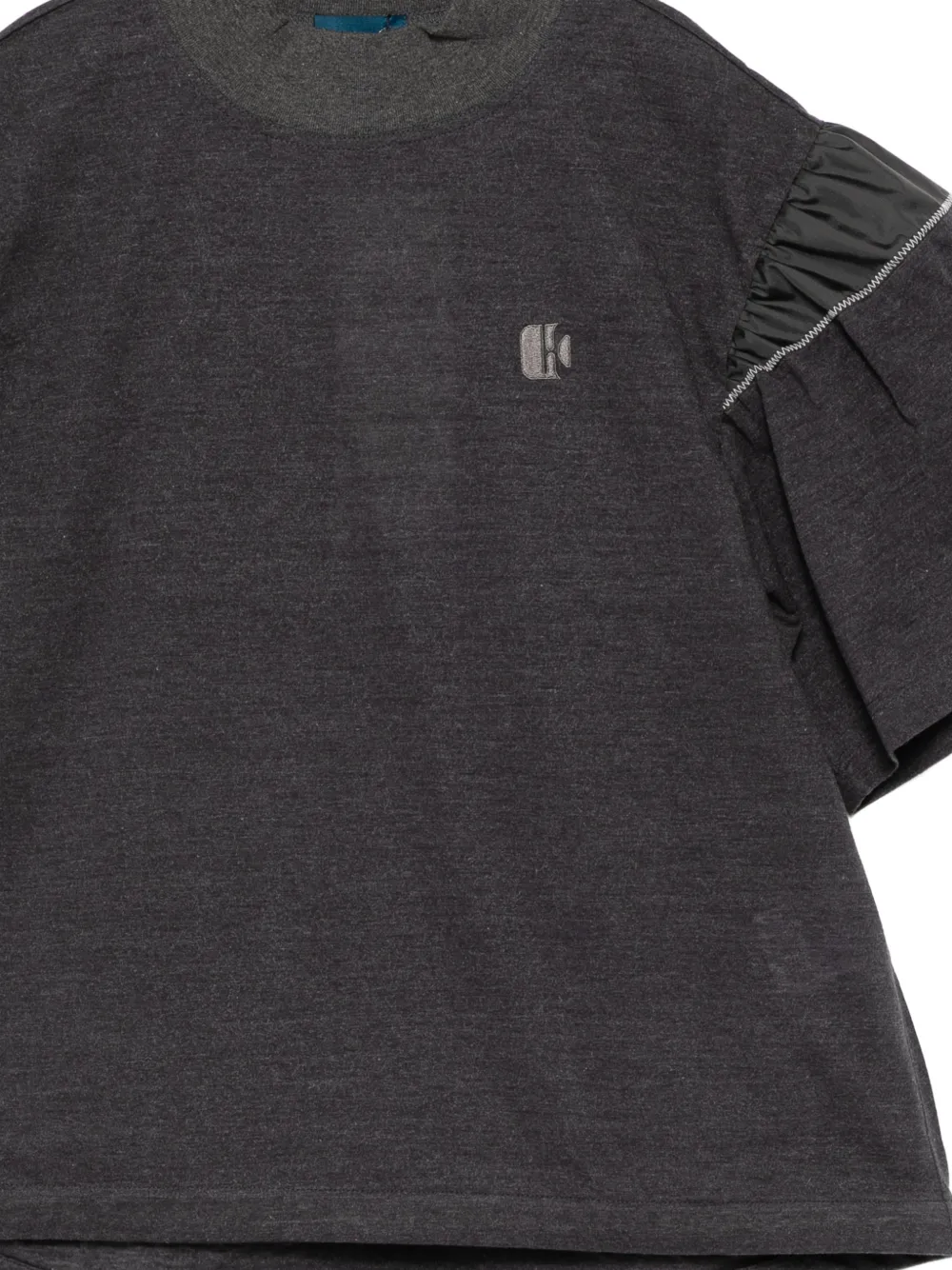 Ruffled Short-Sleeve T-Shirt