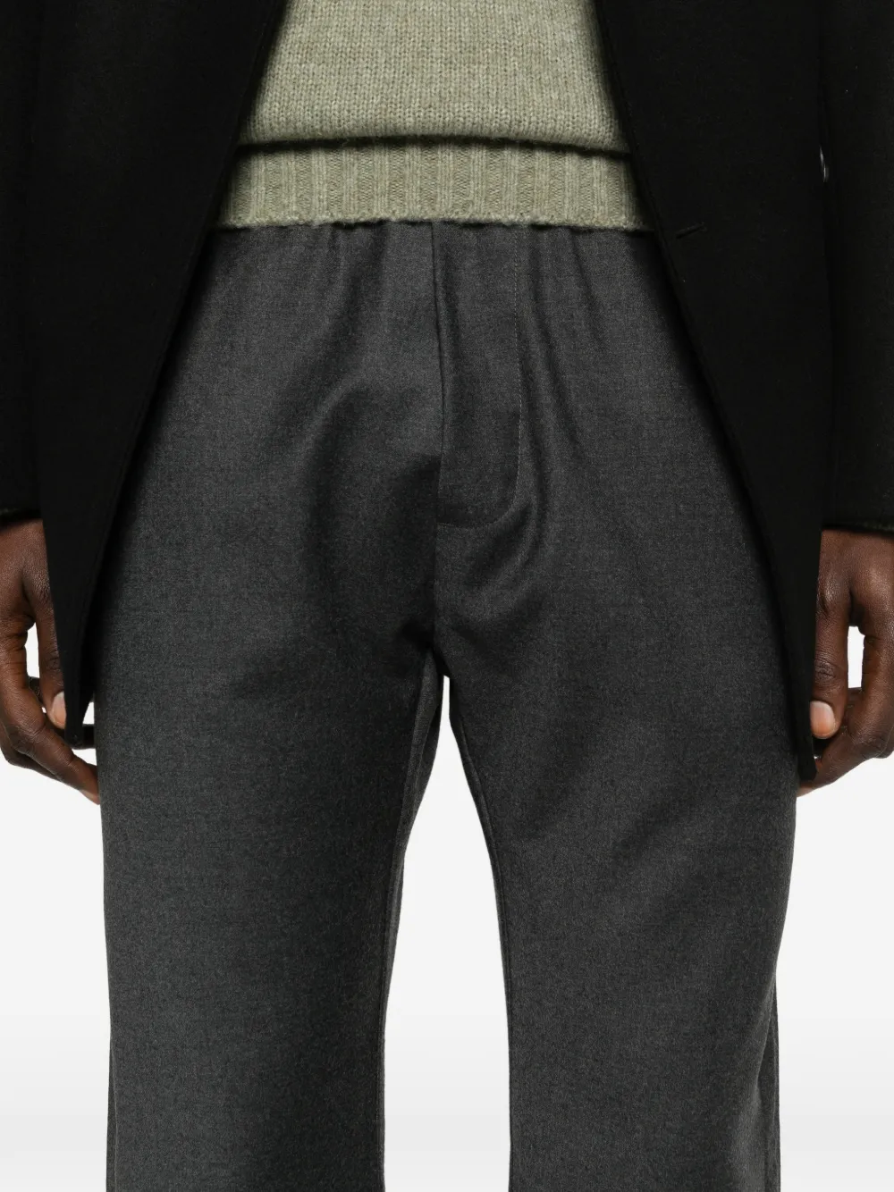 Barena Elastische broek Grijs