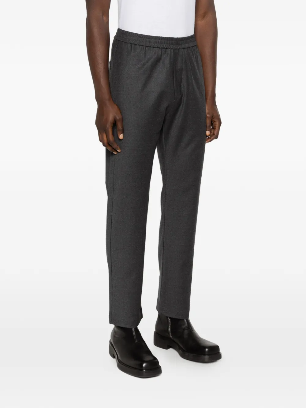 Barena Elastische broek Grijs
