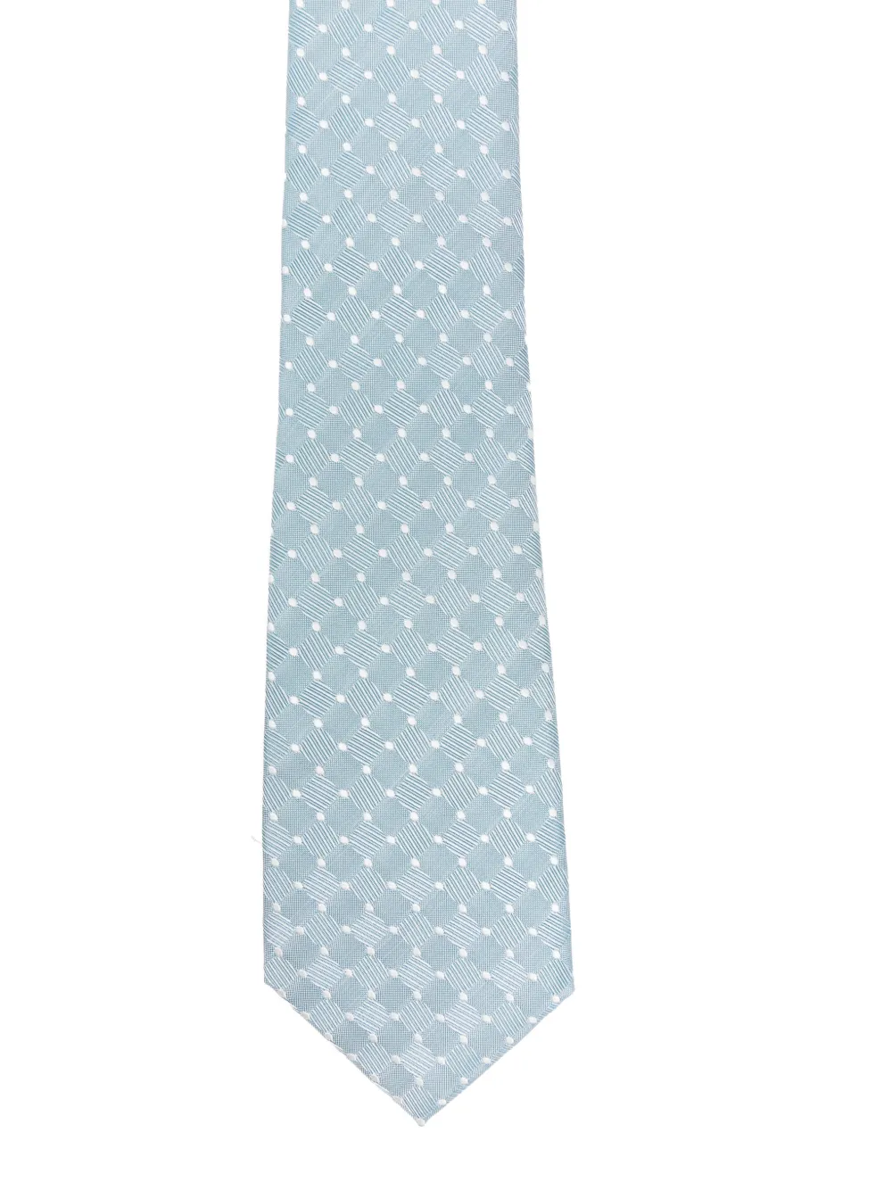  Giorgio Armani Dotted Tie - Blue 