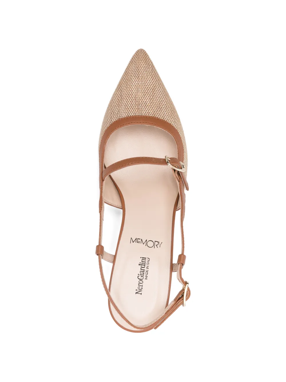 NERO GIARDINI Pumps met bandje Beige