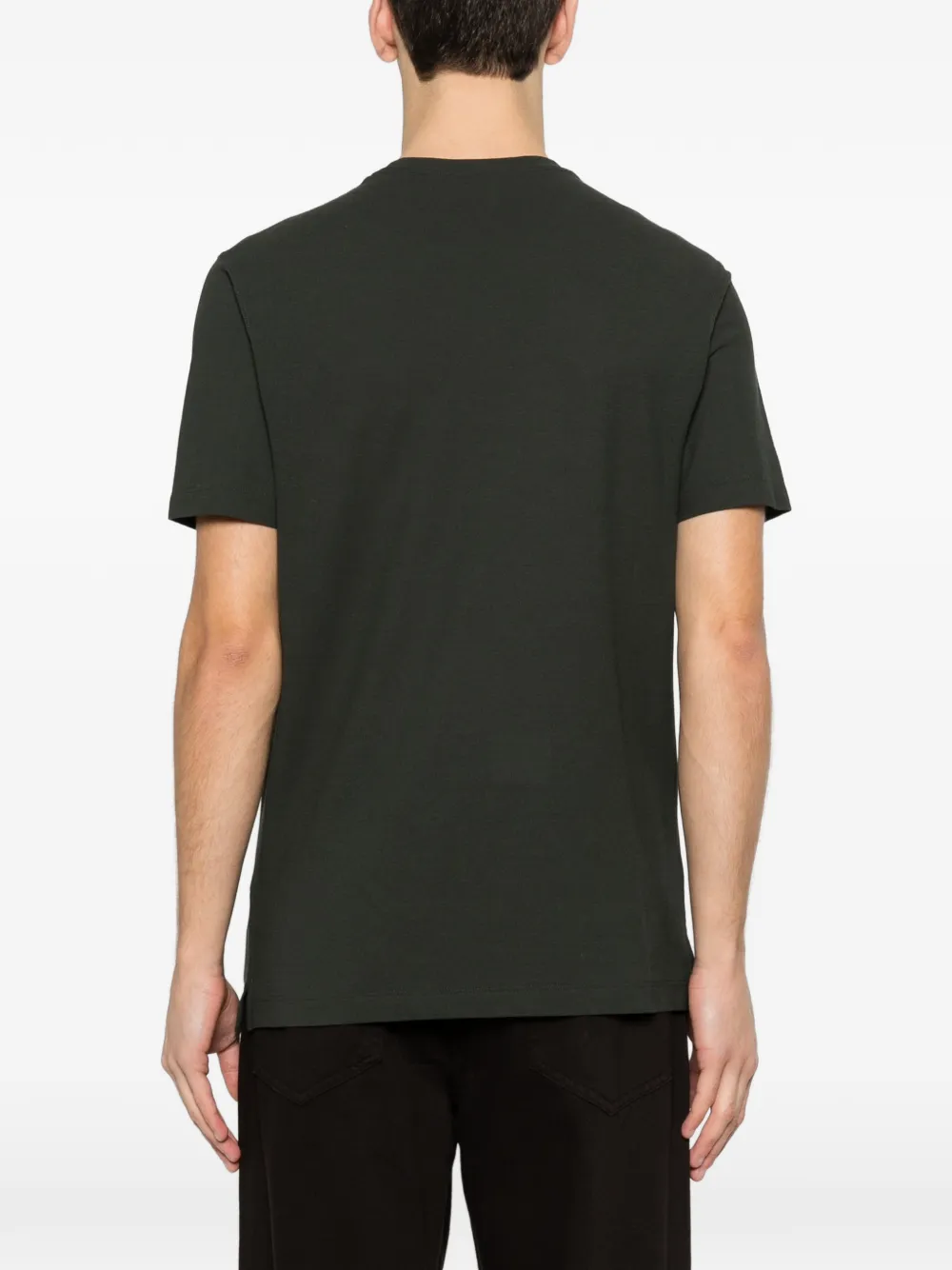 Zanone T-shirt met ronde hals Groen