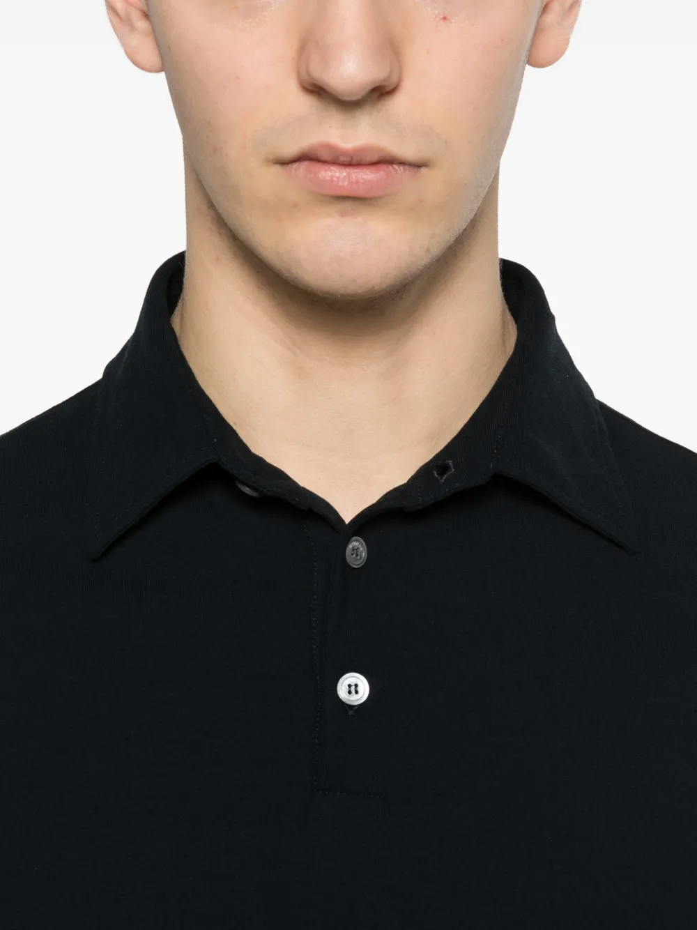 Zanone Poloshirt met korte mouwen Blauw