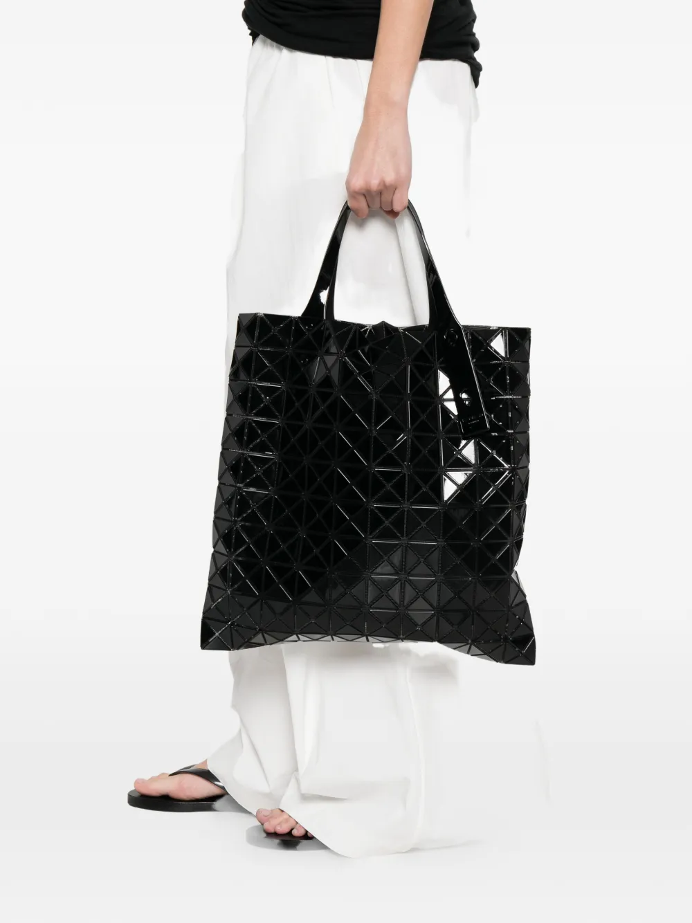 Bao Issey Miyake Shopper met geometrisch patroon Zwart