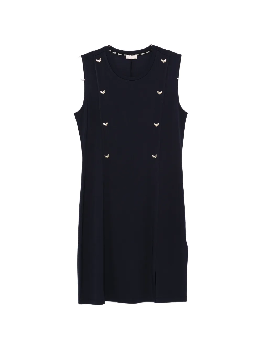 Liu •jo Embellishment Sleeveless Mini Dress In Black