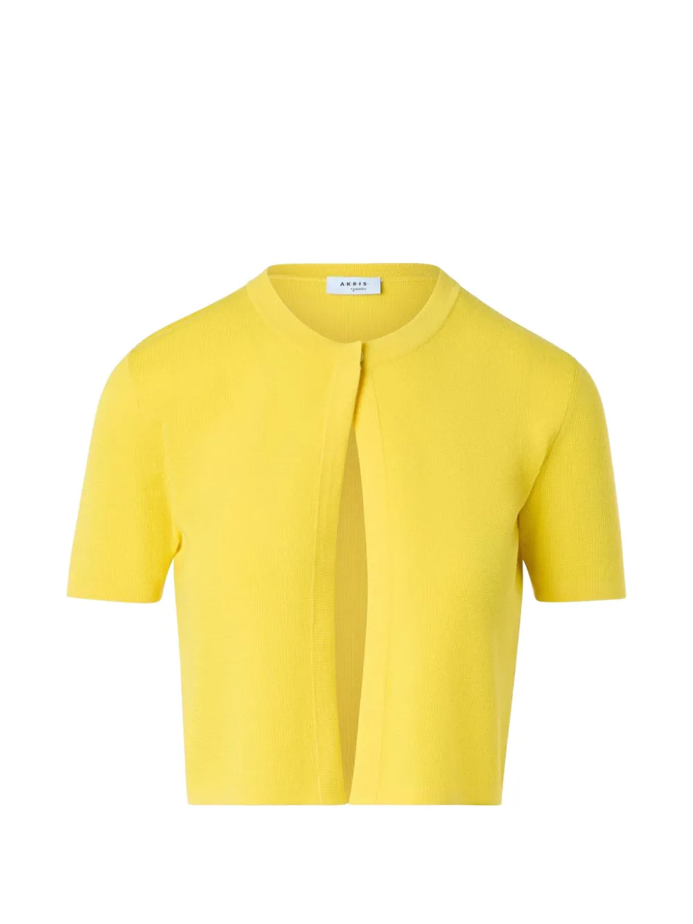 Akris Punto Cardigan a maniche corte - Giallo