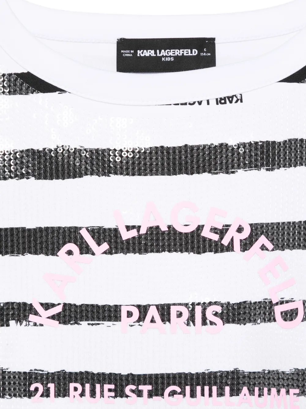 Striped Sequin Sweatshirt