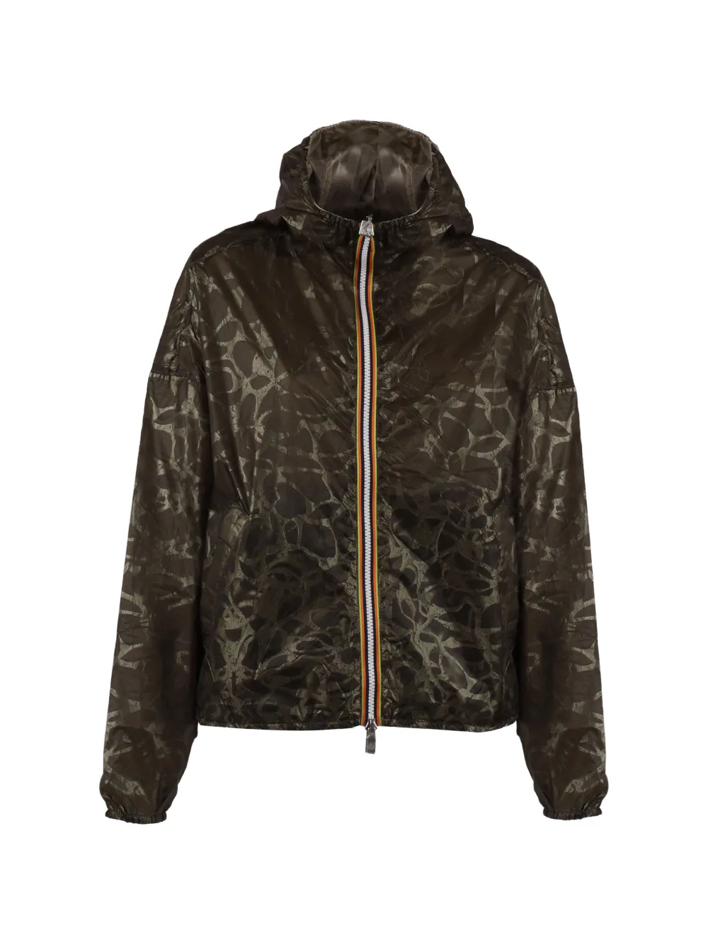 K-Way Laurette super-light reversible hooded jacket - Verde