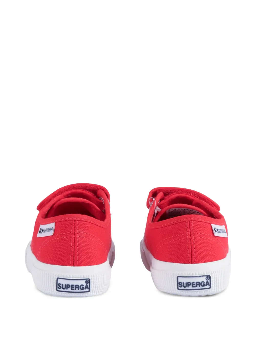 Superga Kids 3750 Leggera touch-strap sneakers Rood
