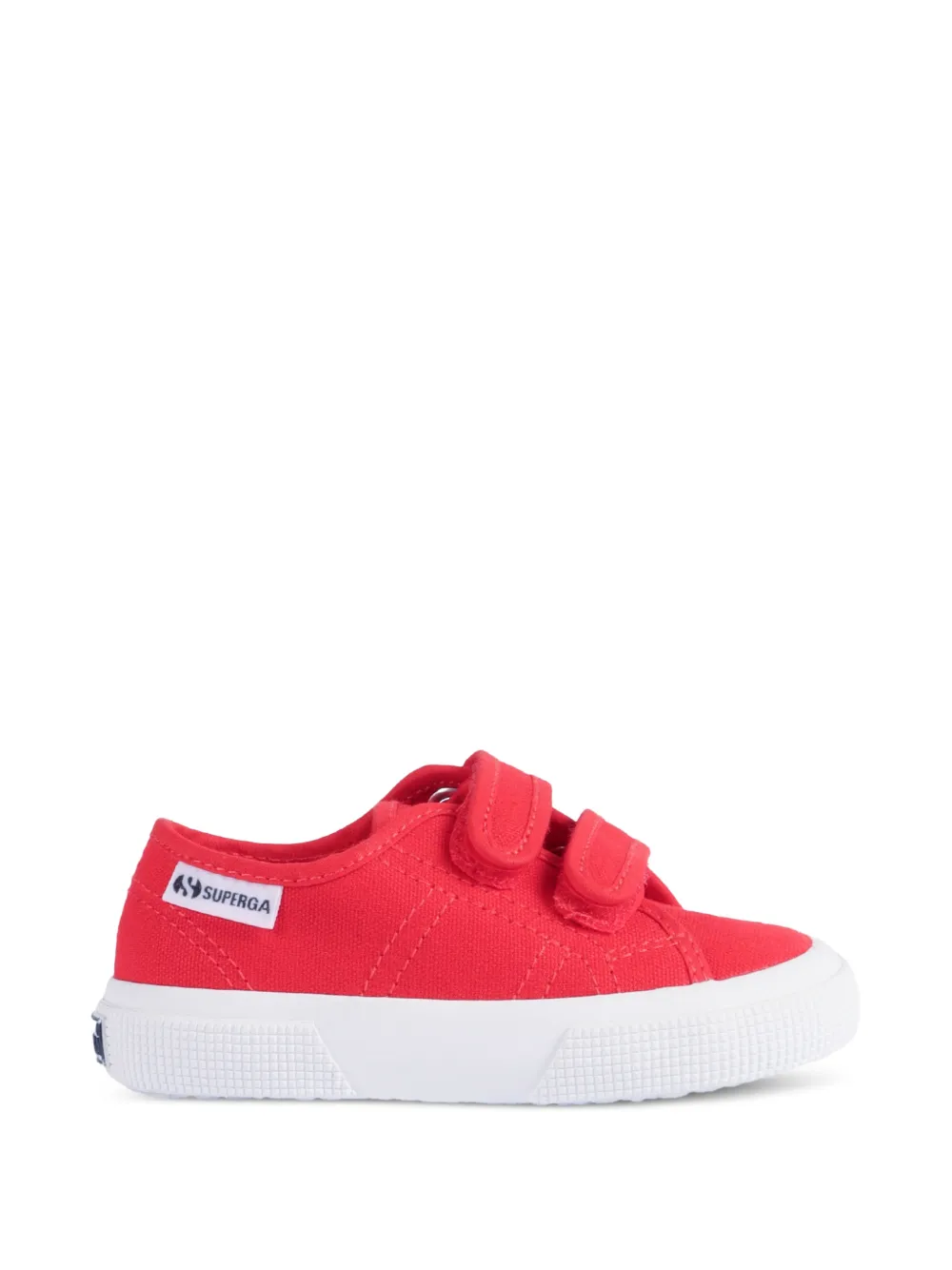 Superga Kids 3750 Leggera touch-strap sneakers Rood