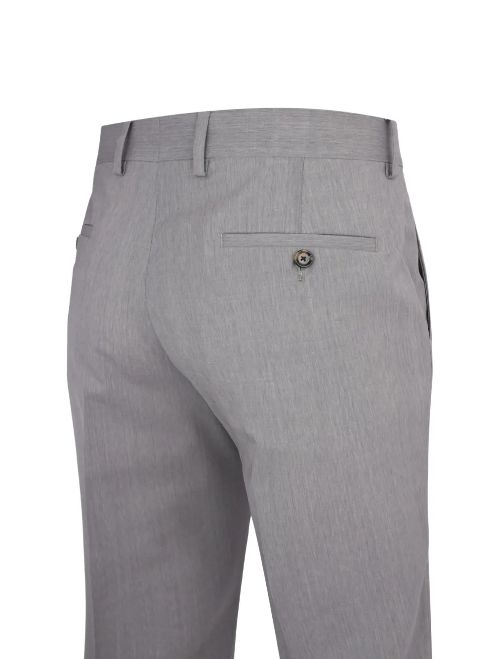 Lardini Wollen broek met knopen Grijs
