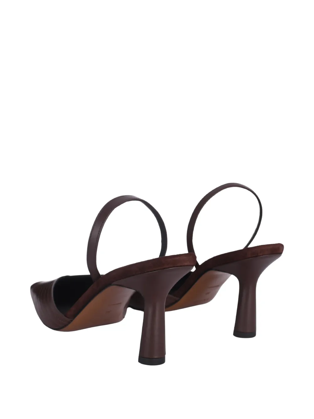 NEOUS Slingback pumps met hak Bruin