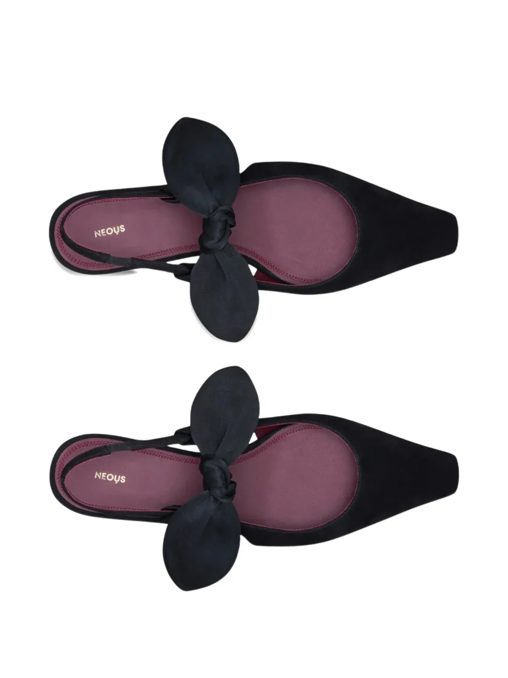 NEOUS Uba suède pumps Zwart