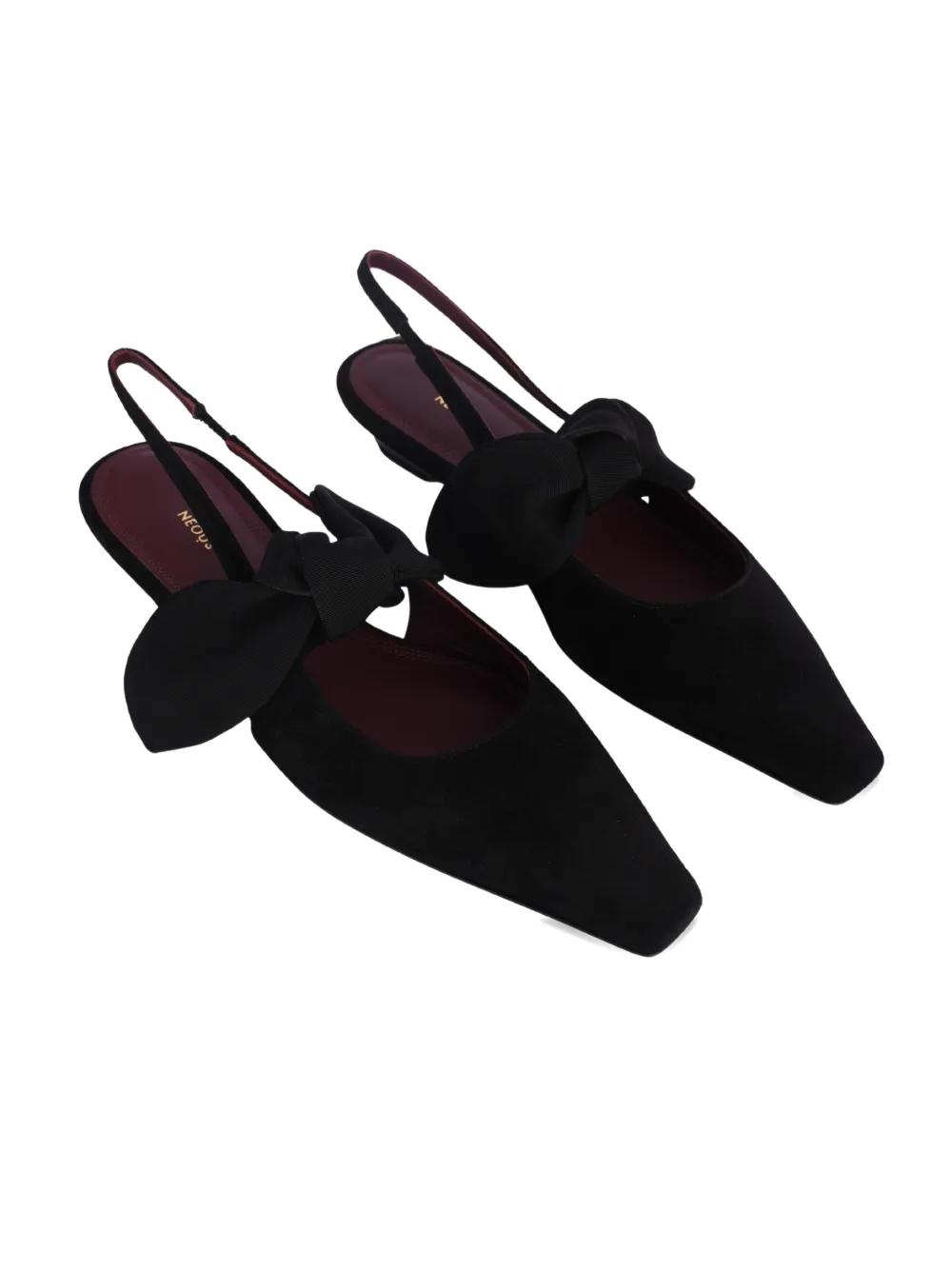 NEOUS Uba suède pumps Zwart