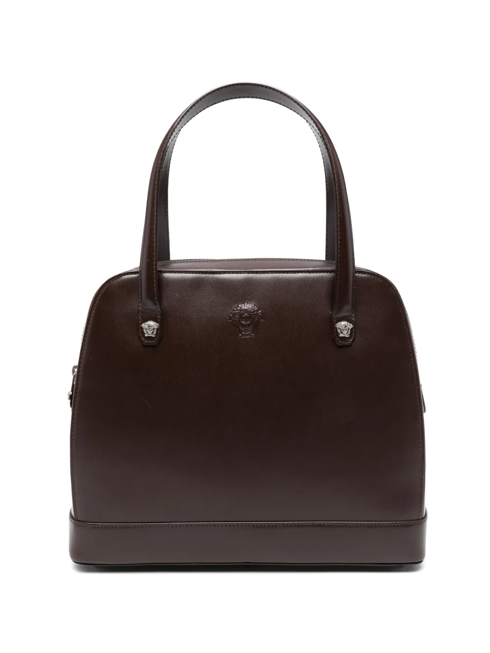 Versace Pre-Owned Borsa tote in pelle anni '90 - Marrone