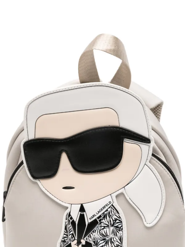 karl lagerfeld mini backpack Boys Ikon | Black | Kids 1 Exterior Karl Lagerfeld Kids Cartoon Backpack