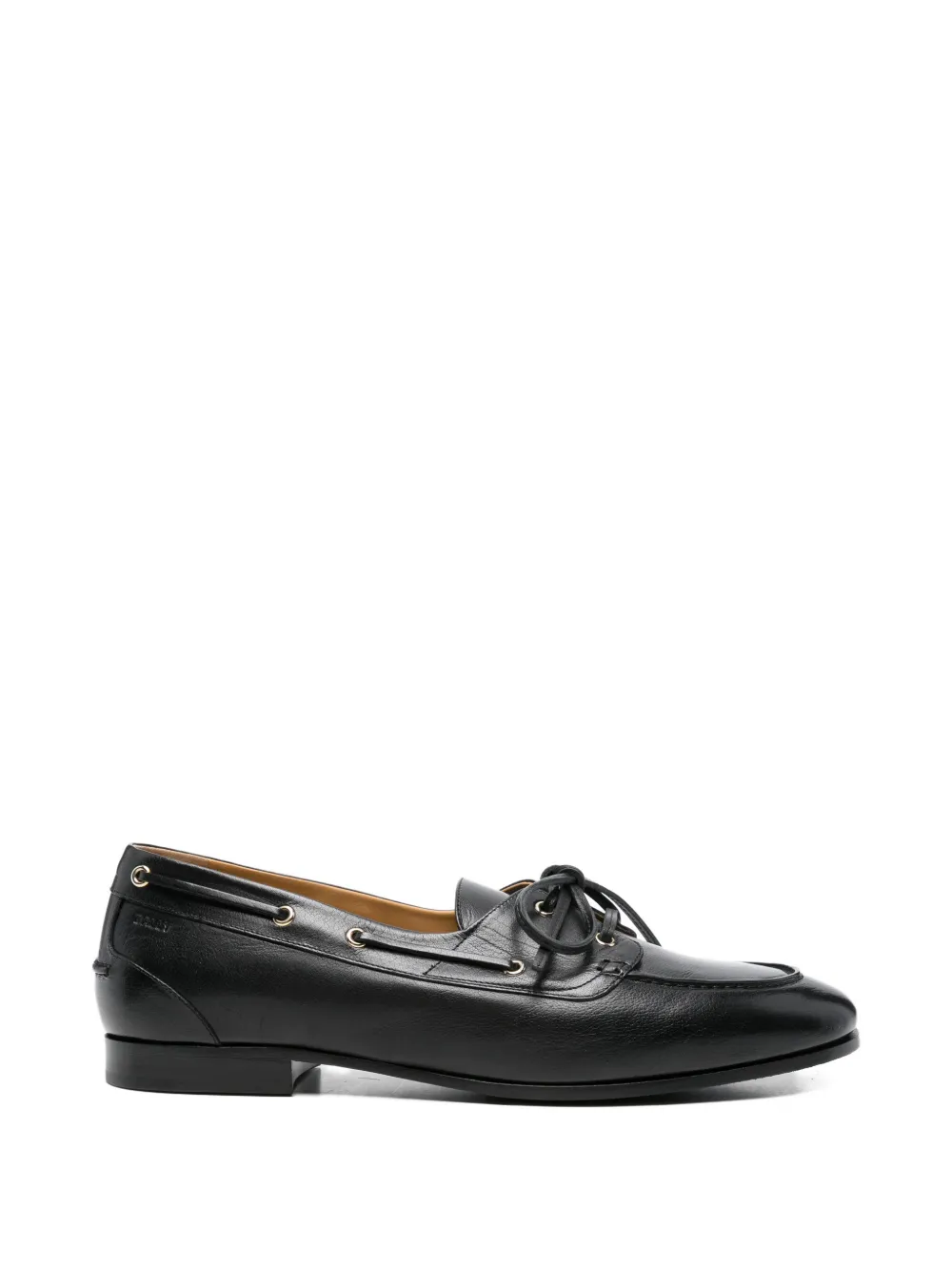 Bally tie-fastening loafers – Black