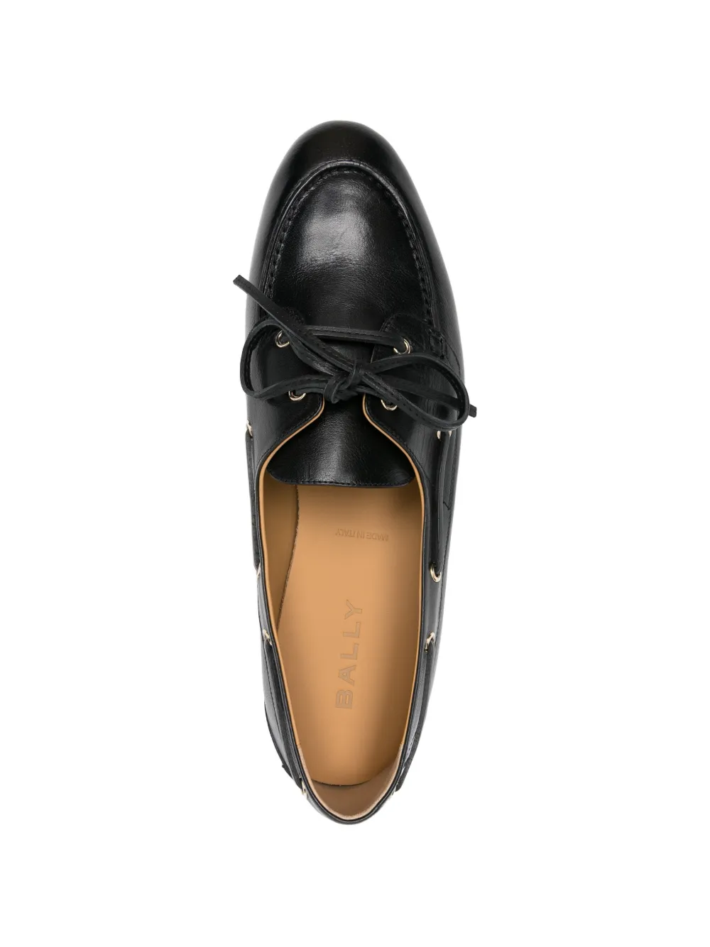 Bally Loafers met striksluiting Zwart