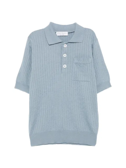Brunello Cucinelli Kids chest-pocket polo shirt
