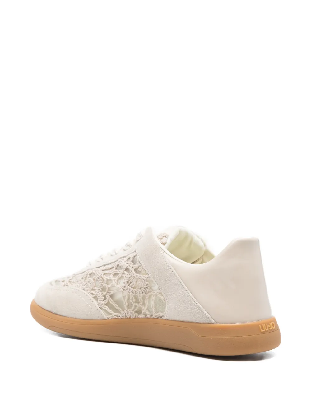 LIU JO Sneakers met kanten vlakken Beige