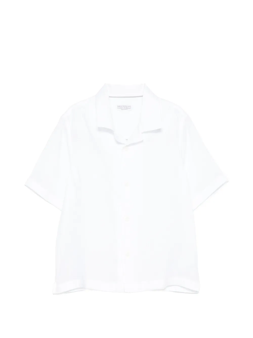 Brunello Cucinelli Short-sleeve Shirt In White