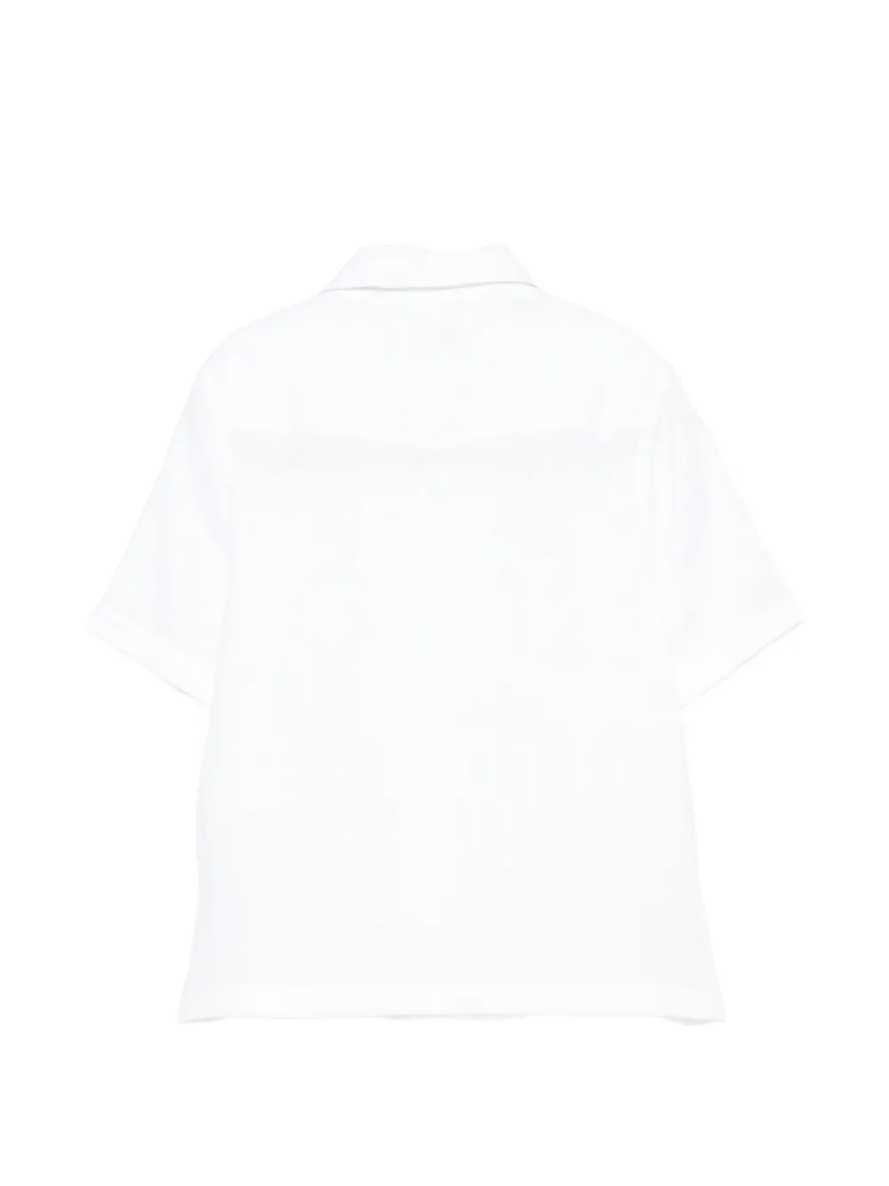 Brunello Cucinelli Kids Shirt met korte mouwen Wit