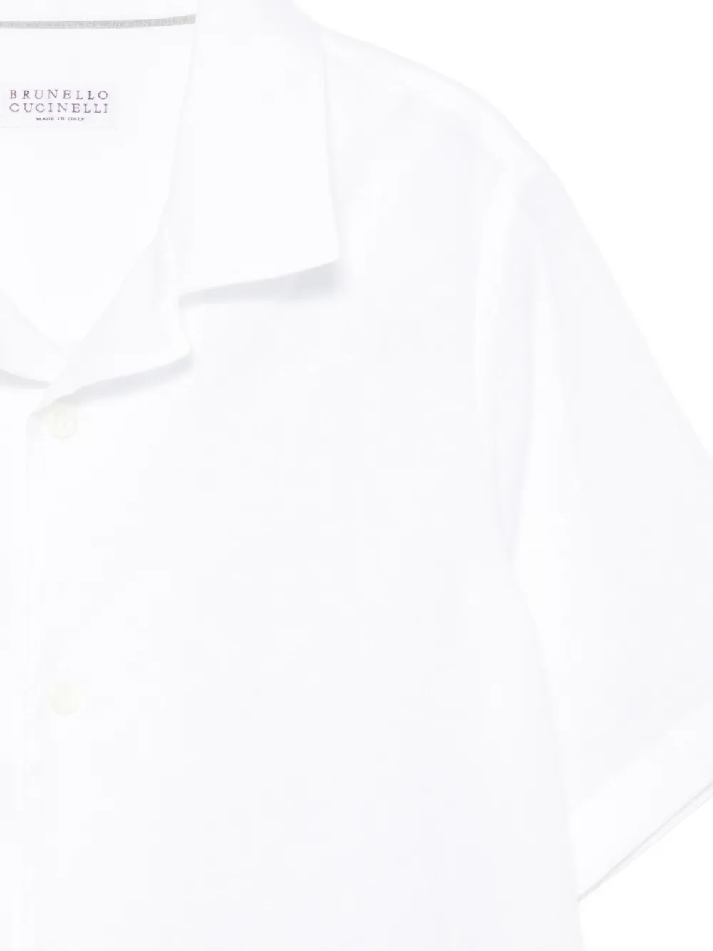 Brunello Cucinelli Kids Shirt met korte mouwen Wit