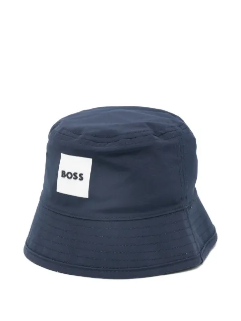 BOSS logo-detail reversible sun hat