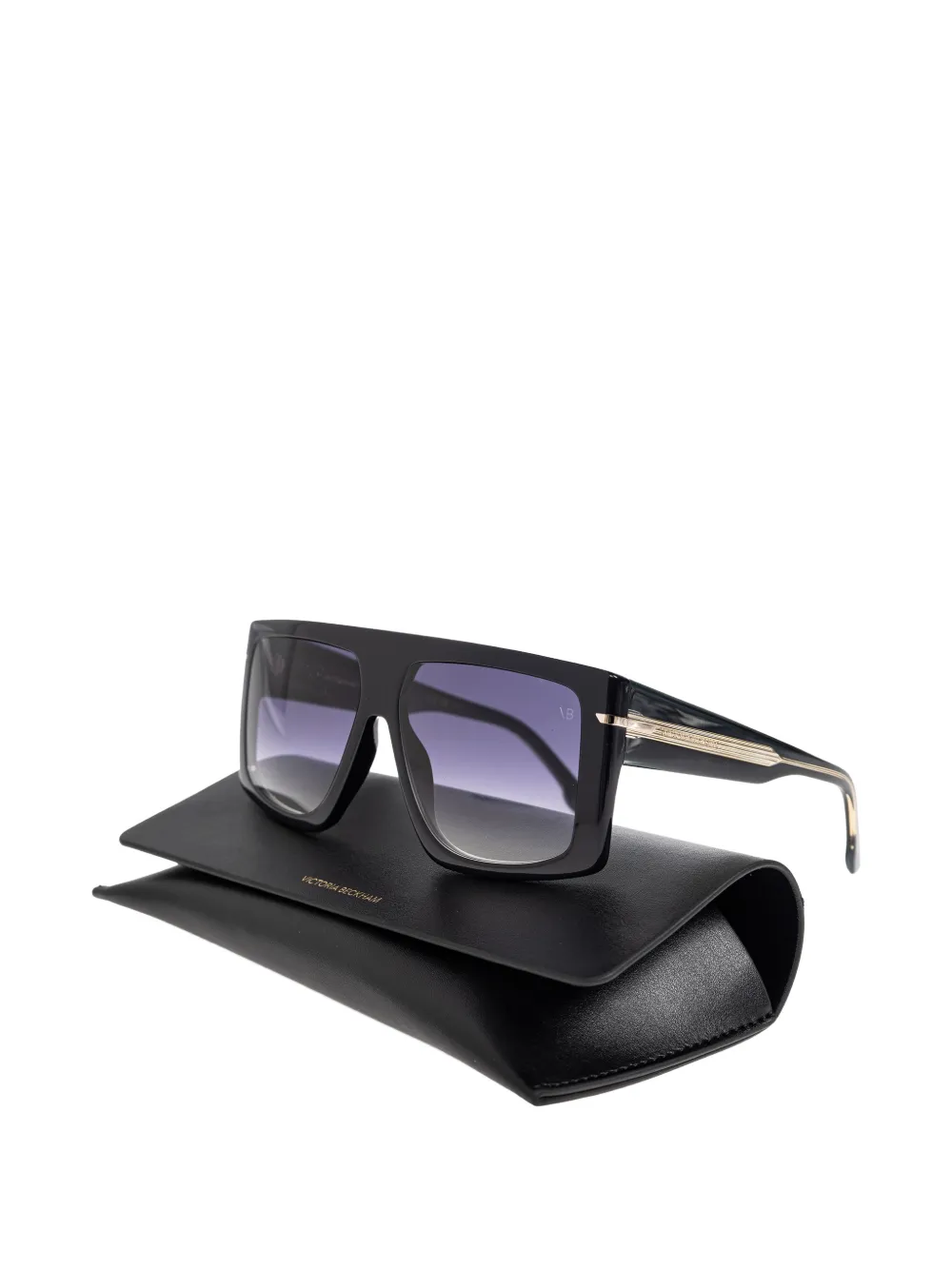 Victoria Beckham Eyewear VB 7000 zonnebril met geometrisch montuur Zwart