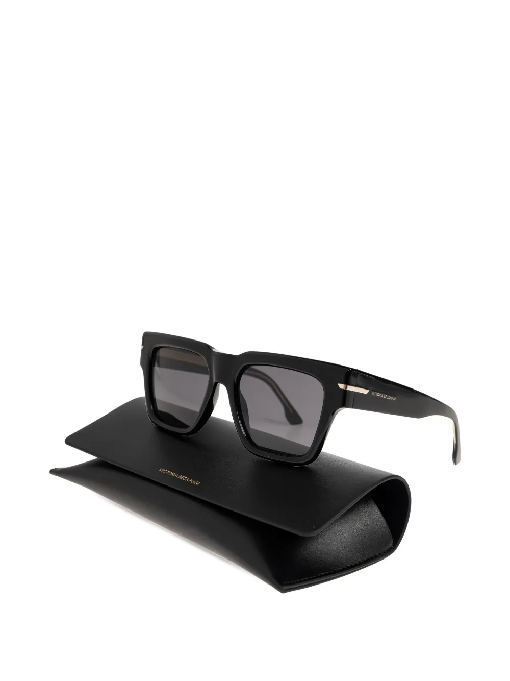 Victoria Beckham Eyewear Zonnebril met vierkant montuur Zwart