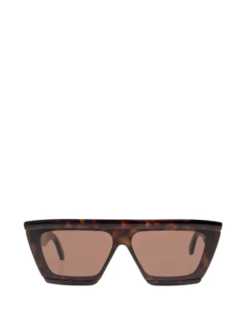 Alaïa geometric-frame sunglasses