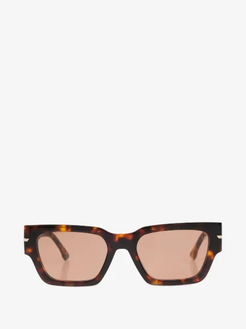 Victoria Beckham Eyewear lentes de sol con armazón geométrica estilo carey