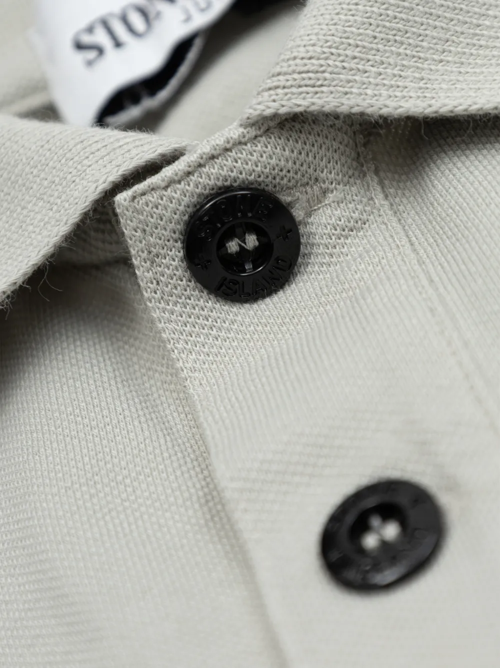 Stone Island Junior Poloshirt met logopatch Grijs