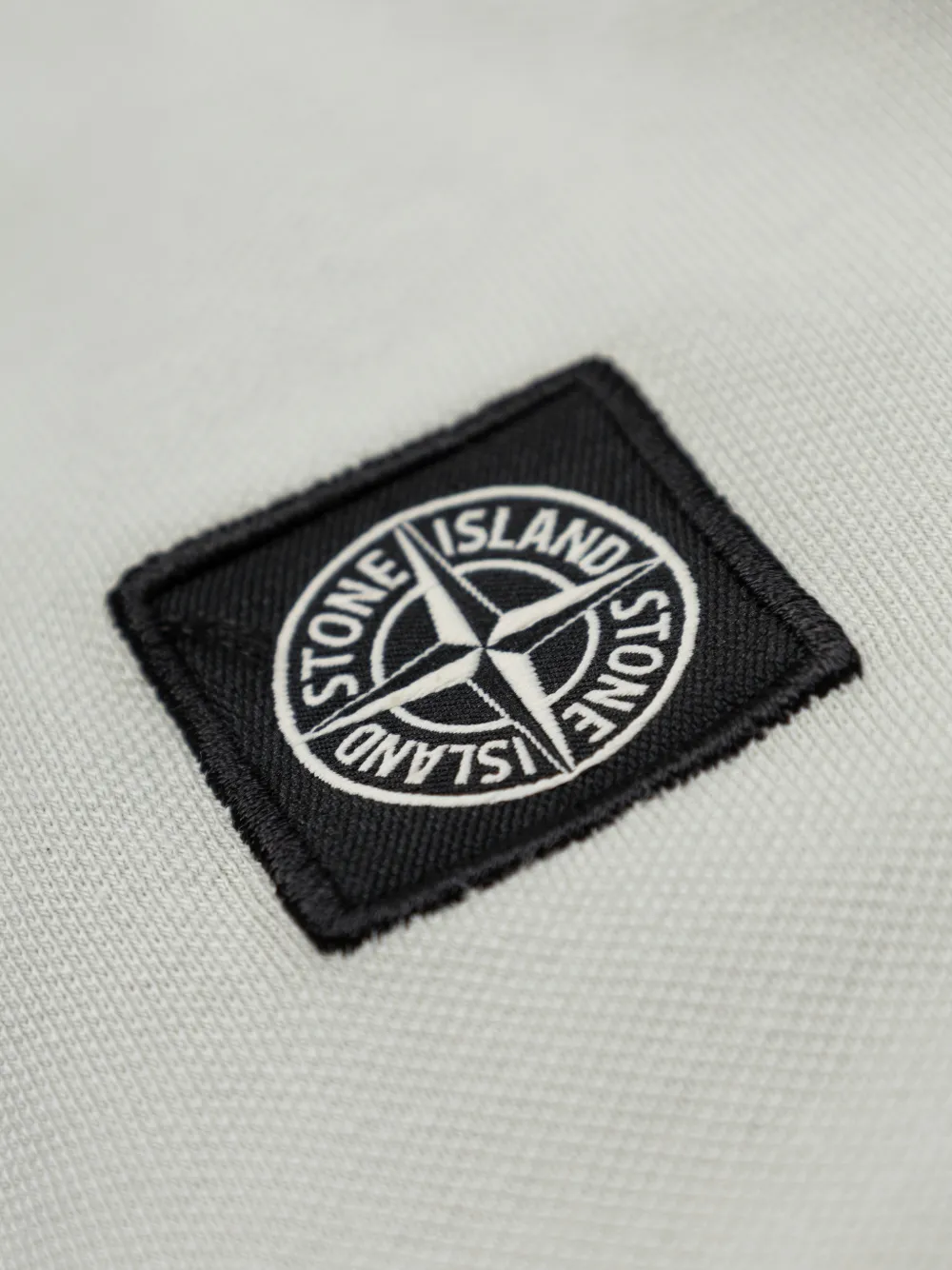 Stone Island Junior Poloshirt met logopatch Grijs