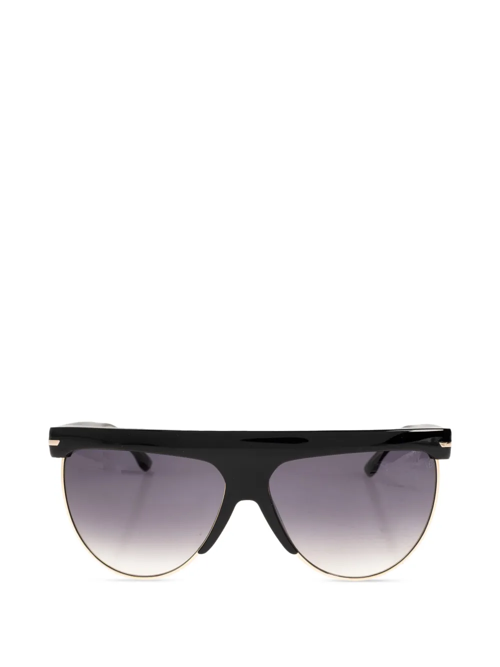 Victoria Beckham Eyewear browline-frame sunglasses - Nero