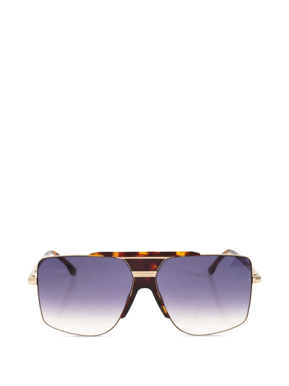 Victoria Beckham Eyewear tortoiseshell geometric-frame sunglasses - Marrone